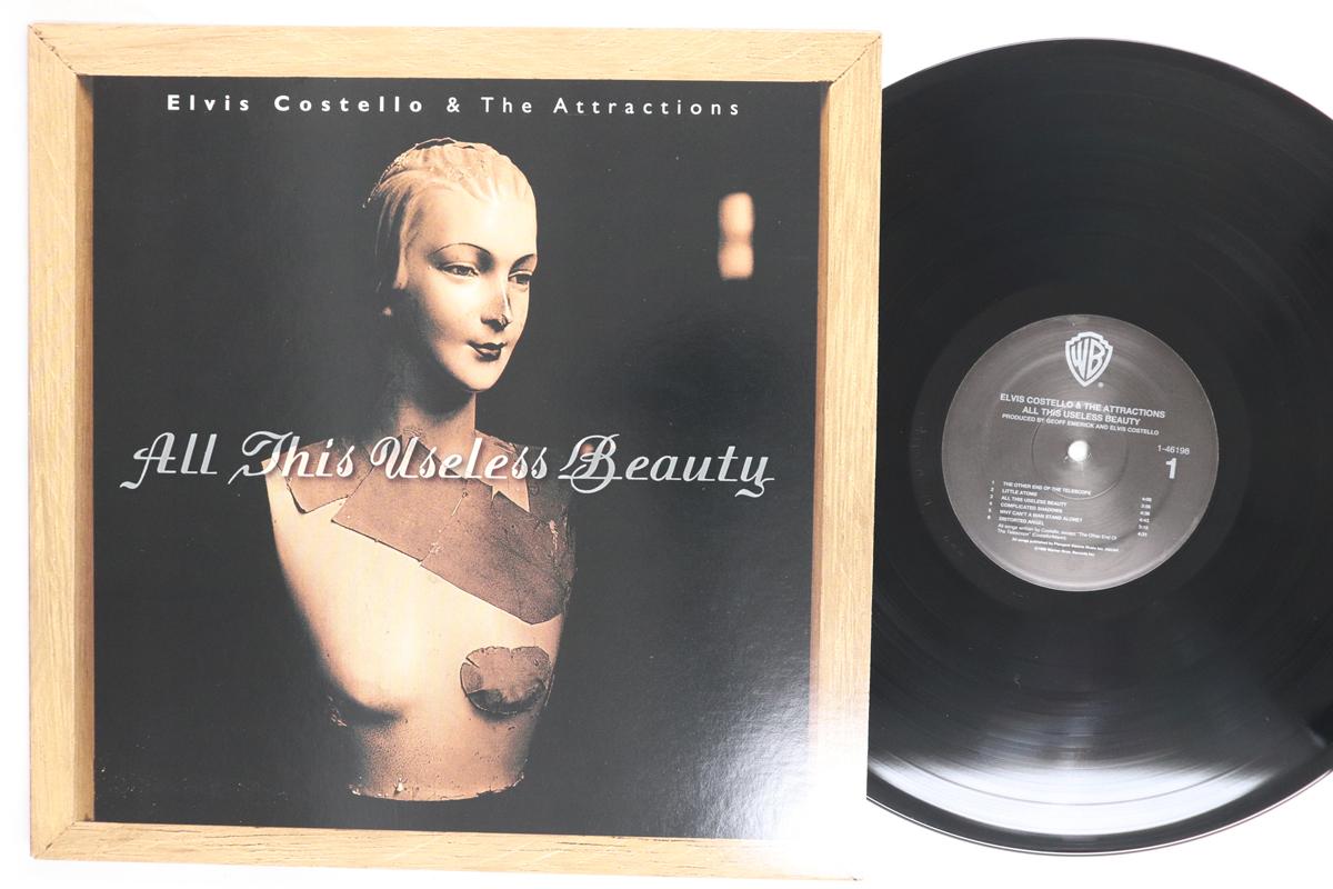 LP Record ELVIS COSTELLO  THE ATTRACTIONS  All This Useless Beauty 146198 WARNER BROS 1996 US Rock Used