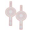 2pcs Bread Sling Silicone Heat Resistant Reusable Anti Stick Bread Baking Mat for Cooking Red