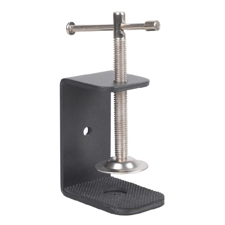 

Multipurpose Iron C Clamp With 60mm Grip Capacity And Double 1/4inch Threaded Port For Studio Lighting Rigging 1