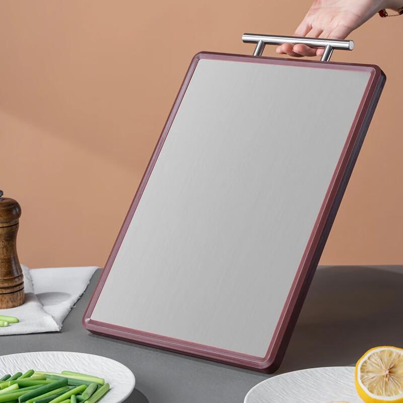 

Stainless Steel Double-Sided Cutting Board
