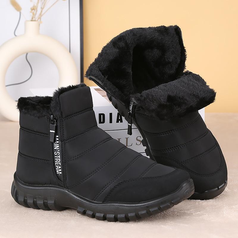 Winter Men Ankle Snow Boots Waterproof Non Slip Shoes Men Casual Keep Warm Plush Plus Size Couple Footwear Chaussure Homme