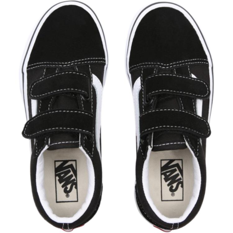 Vans Scarpe da Skate Basse Comode Old Skool per Bambini Sneaker Bambino Nero Bianco VN000VHE6BT1