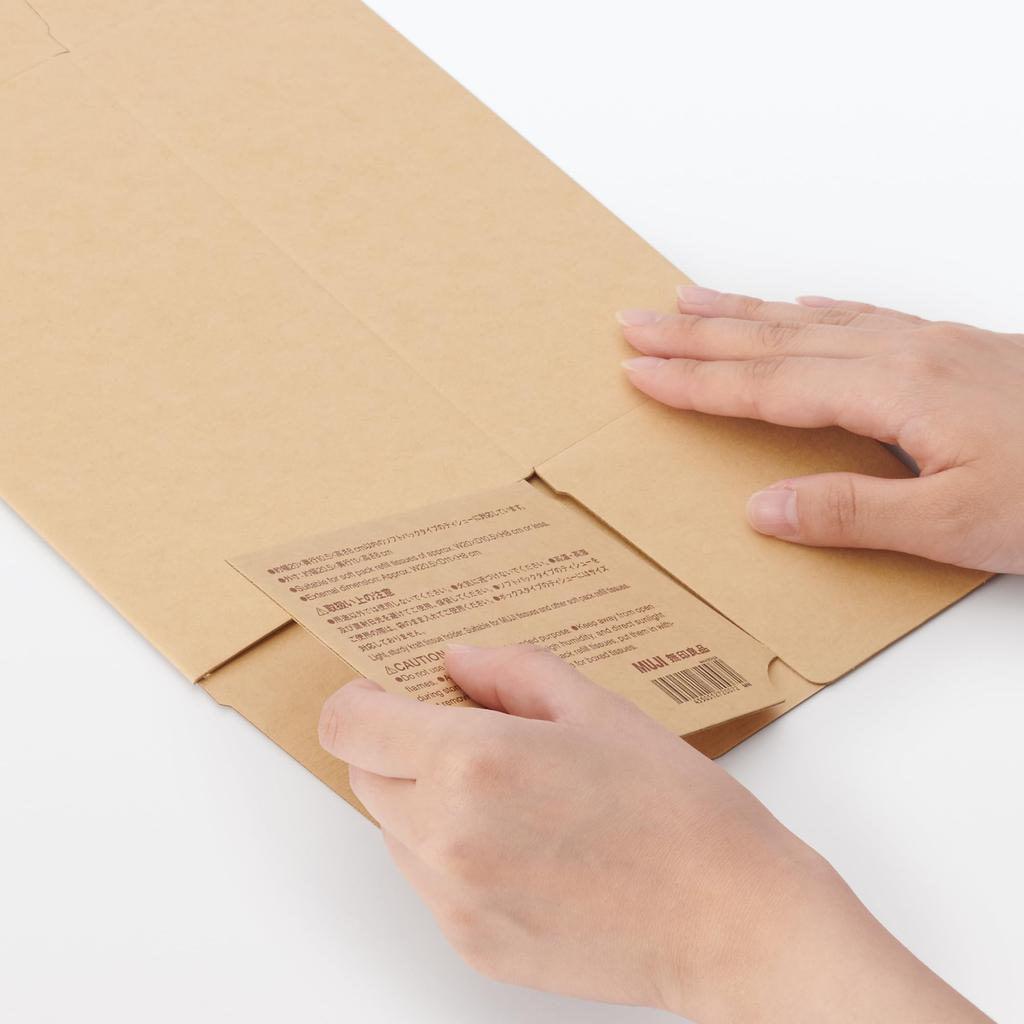 MUJI Kraft Tissue Pack Tissue MAA30A2A Box/Soft