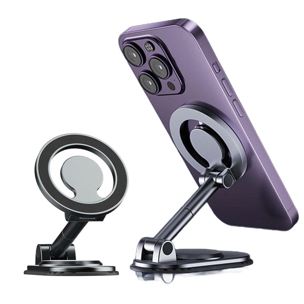 Dashboard Car Magnetic Cell Phone Holder 360° Rotation Foldable GPS For All Magnetic Phone iPhone Stand