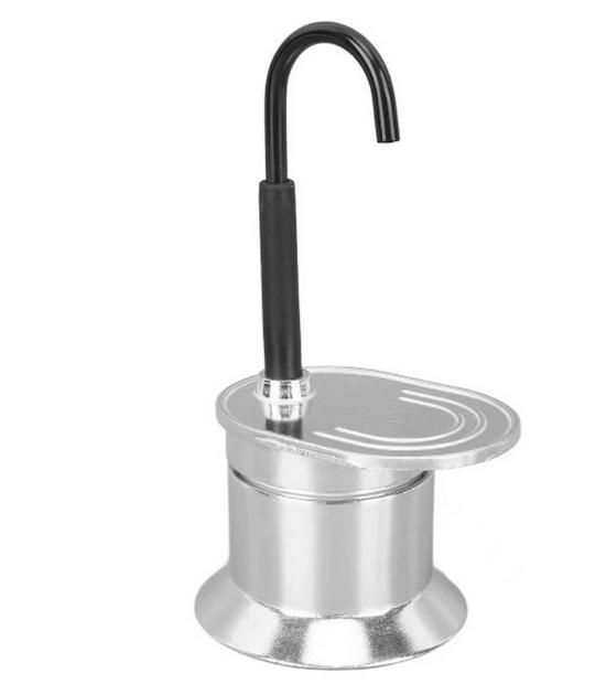 Алюминиевый сплав 50 мл Мини-гейзерная кофеварка - Камуфляжная однопорционная итальянская кофеварка для использования на открытом воздухе 50ml