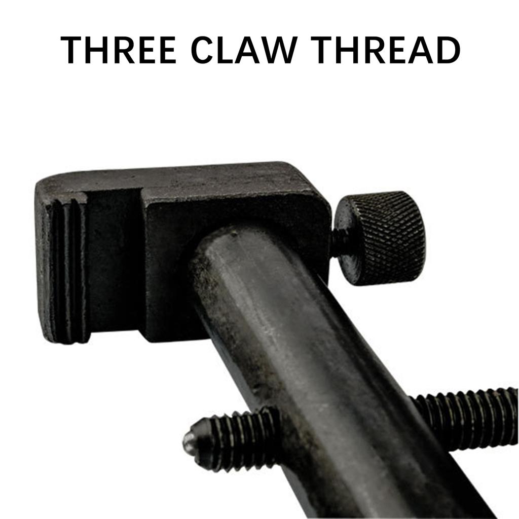 Universelle gerippte Riemenscheibenabzieher Rostfrei Professionelles Kurbelwellen-Ausbauwerkzeug Einstellbare Kurbelwellen-Auszieher für Wasserpumpen