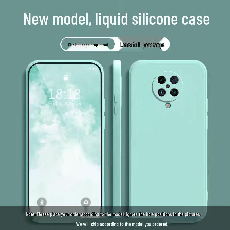 Redmi K30 Ultra Simple Solid Color Silicone Drop-proof Case