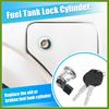 1 Set Fuel Door Lock Cylinder W/Keys for Toyota Tacoma for Toyota Tundra Fuel Tank Lock Cylinder Fuel Filler Lid Door Gas Lock Cylinder 69058-35140