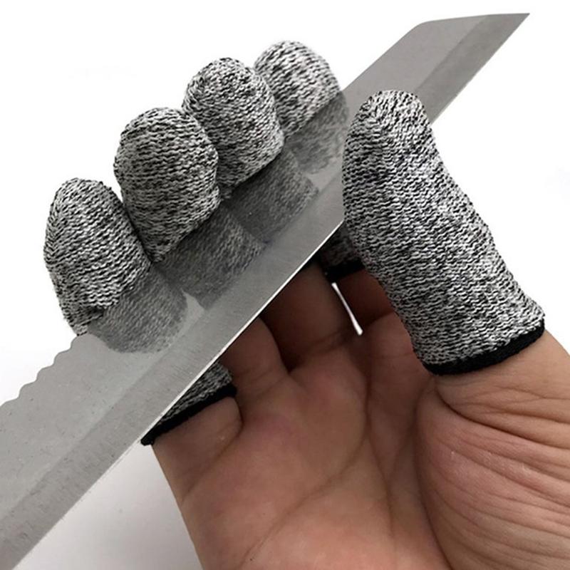 5 stk. Skærefaste Fingerbøl Høj Ydeevne Niveau 5 Beskyttelse Fingerhandsker