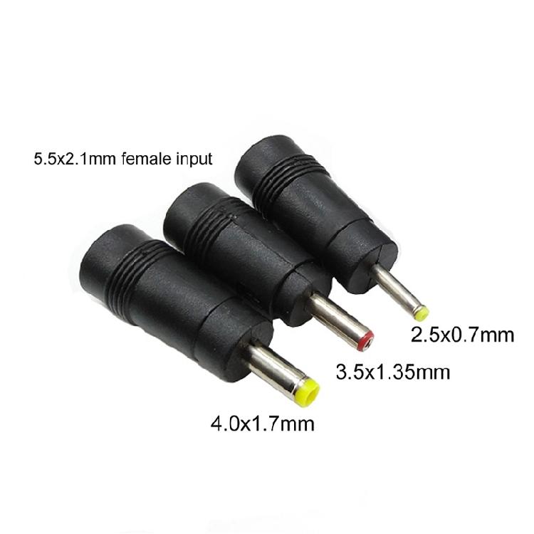 Micro USB Female to DC 5.5x2.1mm Male Power JackTo DC 4.0x1.7 3.5x1.35 3.5x1.3