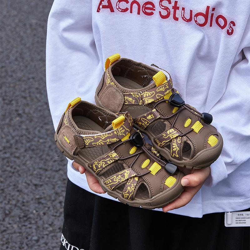 Children's sandals 2025 summer new boys baotou creek shoes soft-soled beach shoes baby shoes girls wading shoes