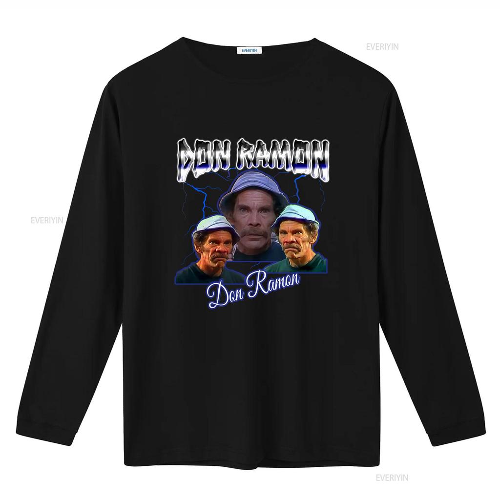 Don Ramon Bootleg Style T Shirt vintage Washed fashion designer clothes graphic Slightly streetwear homme Stylish Versatile