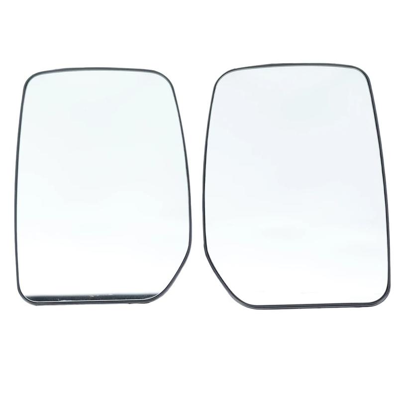 Side Mirror Glass Lens For Ford Transit MK6 Mk7 Van 2000-2014 Without Heated With Bottom Support Door Mirror Lens Accessories