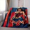 1pc Wonder Woman Flannel Throw Blanket - HD Printed Lightweight Soft Warm All-Season Blanket for Sofa, Bed, Travel, Camping 130