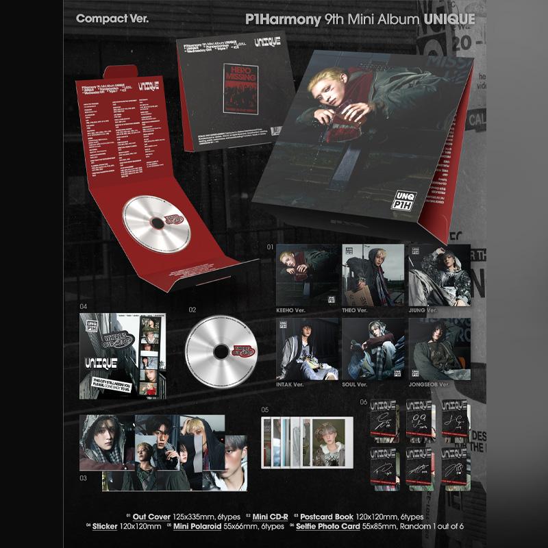 P1Harmony Nono Mini Album UNIQUE (Compatto Ver.)