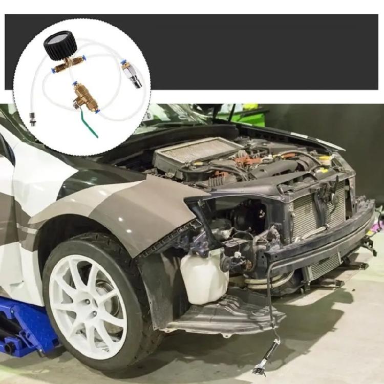 Automotive Air Suspension Leakage Detectors Digital Pressure Gauge Air Suspension Hose Line Pressure Leakage Test