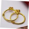 Gilded Round Bell Baby Bracelet - Children's Gift Ornament