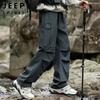 JEEP SPIRIT Men's Tapered Cargo Casual Pants