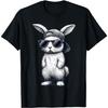 Bunny Face With Sunglasses Cap Easter Day for Boys Men Kids T-Shirt
