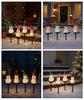 [2025 New Model] Snowman Solar Light Garden Light Set of 4, Waterproof, Automatic OnOff, Snowman Ornament, Christmas Decoration, Outdoor Ornament for