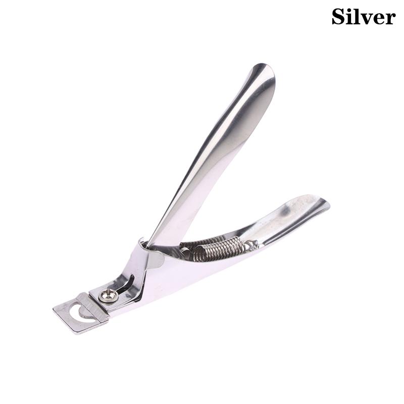 

Nail Art Tips Clipper Trimmer Scissors Round Edge Finger Cutter False Nails Manicure Tool