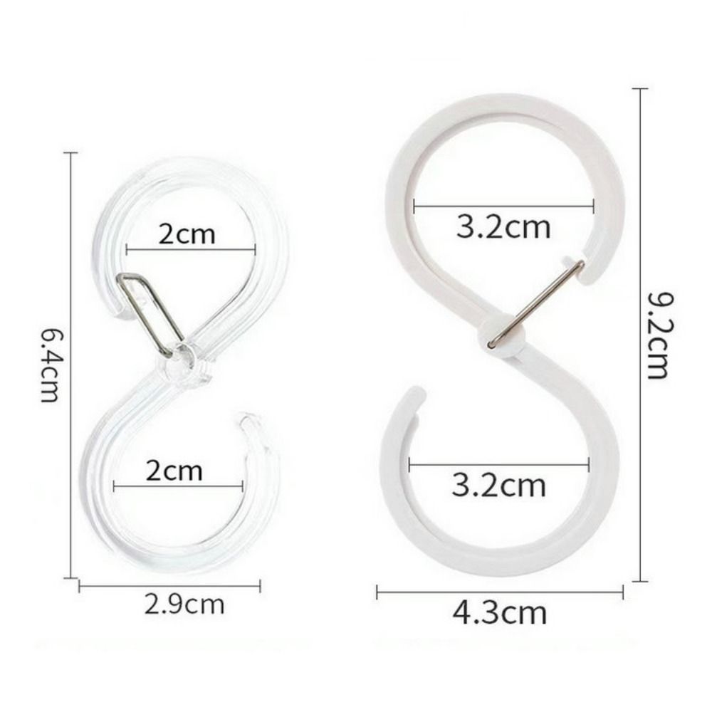 S-förmige Querstange Kleiderhaken Verschleißfeste Duschvorhanghaken Neuer Winddichter Verriegelungshaken