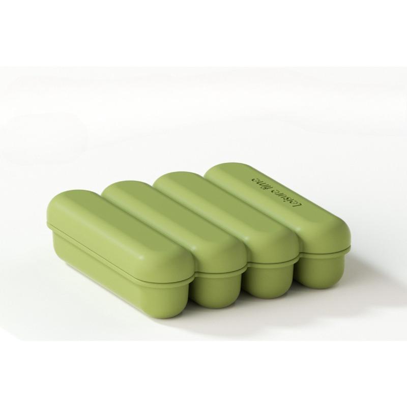 Long Strip Silicone Ice Cube Tray - Easy To Demold - Baby Complementary Food Ice Cream Mold - Food-grade Silicone - Large Ice Cube Tray