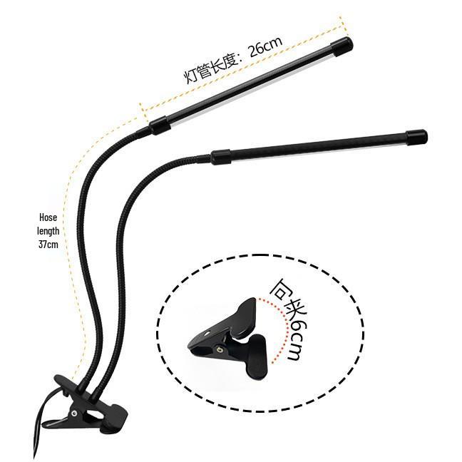 Dimmable Full Spectrum LED Grow Light with Timer and Clip for Succulents and Sunlight Imitation