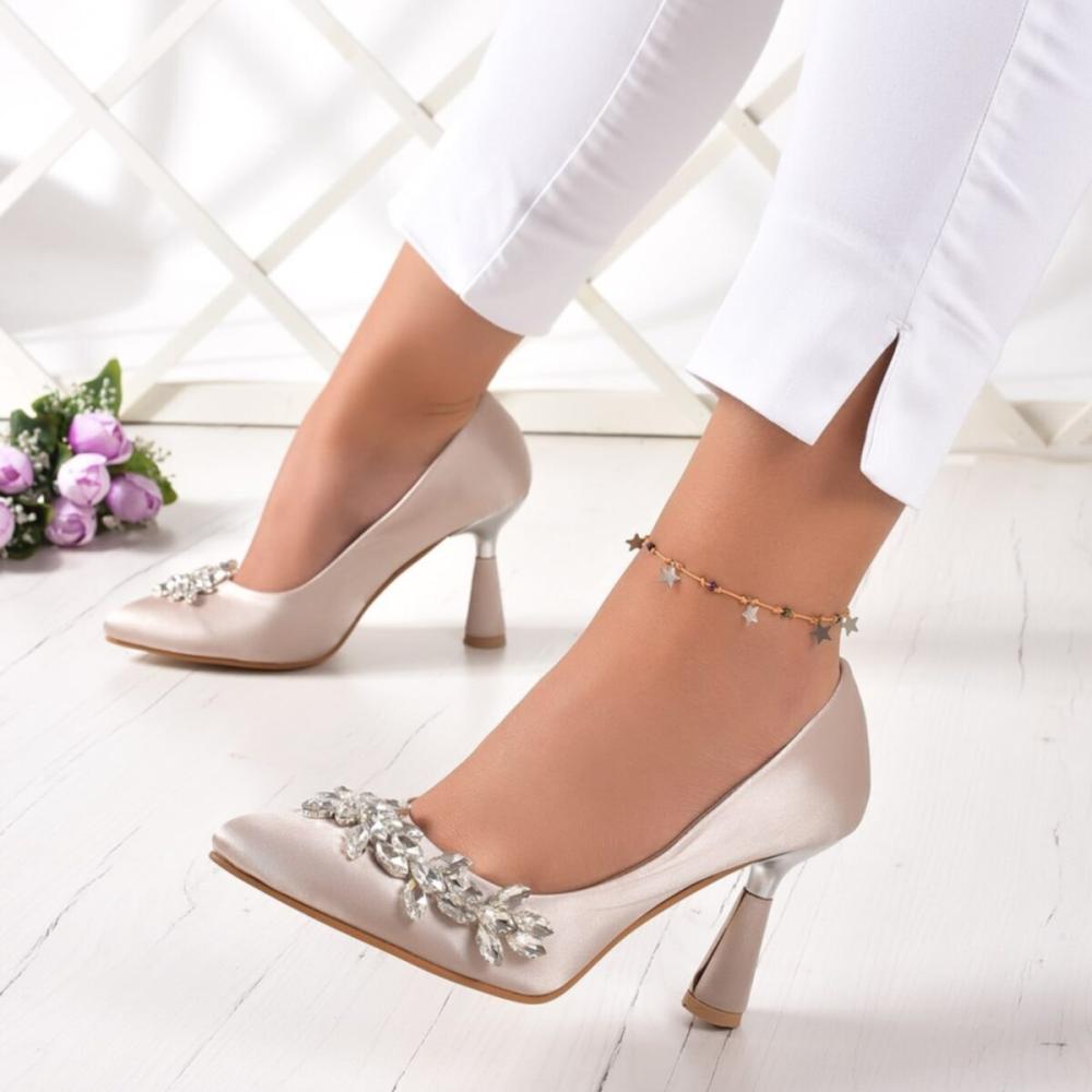 

Женская мода Stone Shiny Stiletto Shoes Stiletto