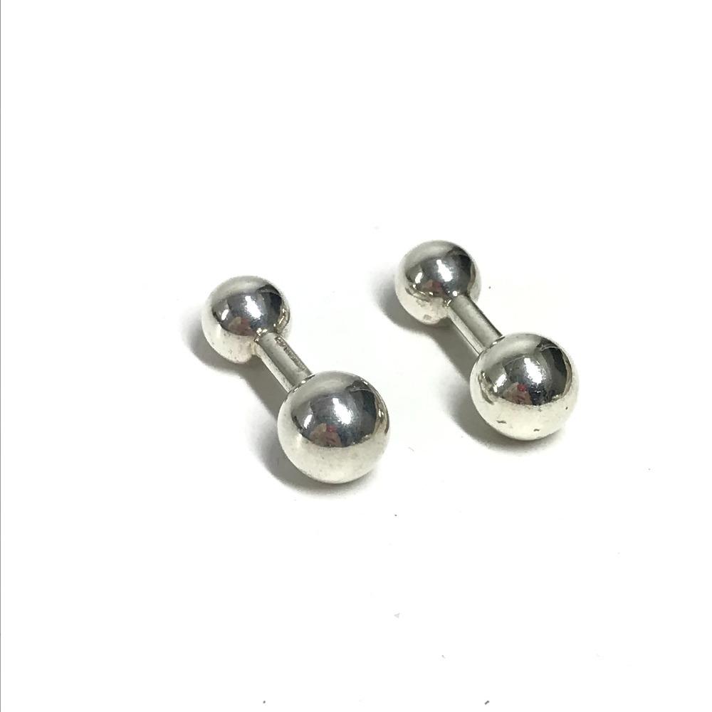 TIFFANY&Co. Logo Accessory Jewelry Cuffs SV925 Silver