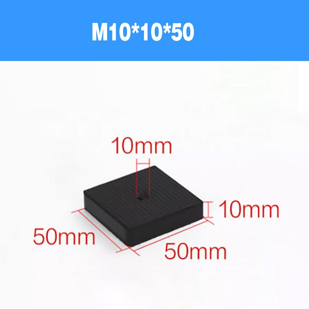 Hongtu Rubber Shock Absorber Pad / Air Conditioning External Unit Support Soundproof Pad / Square Pad