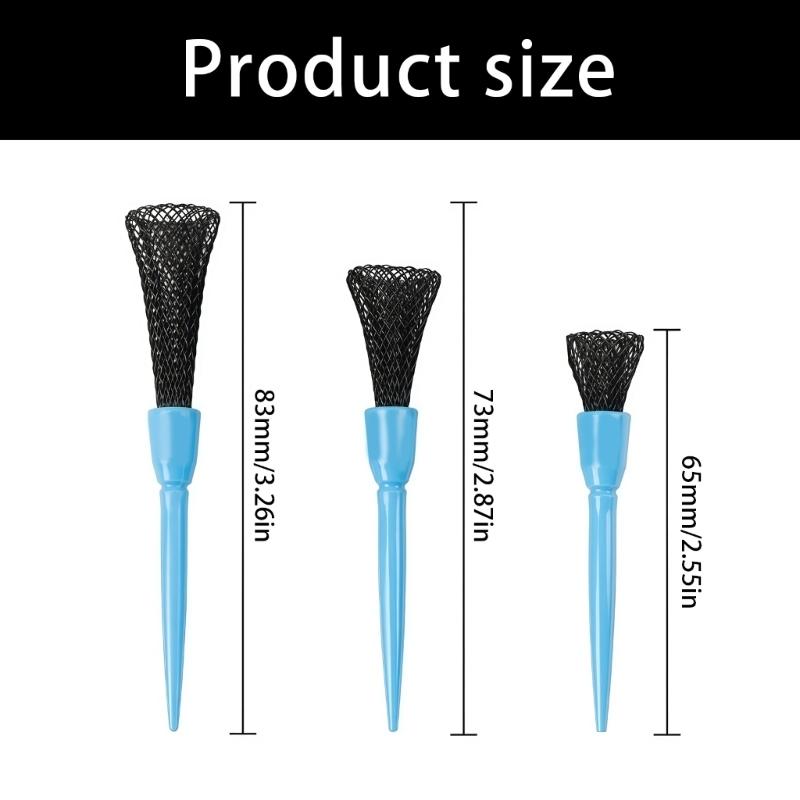 3Pcs Golf Tees Flexible Soft Net Head Design Adjustable Height Stable Base Structure For Professional Ball Positioning