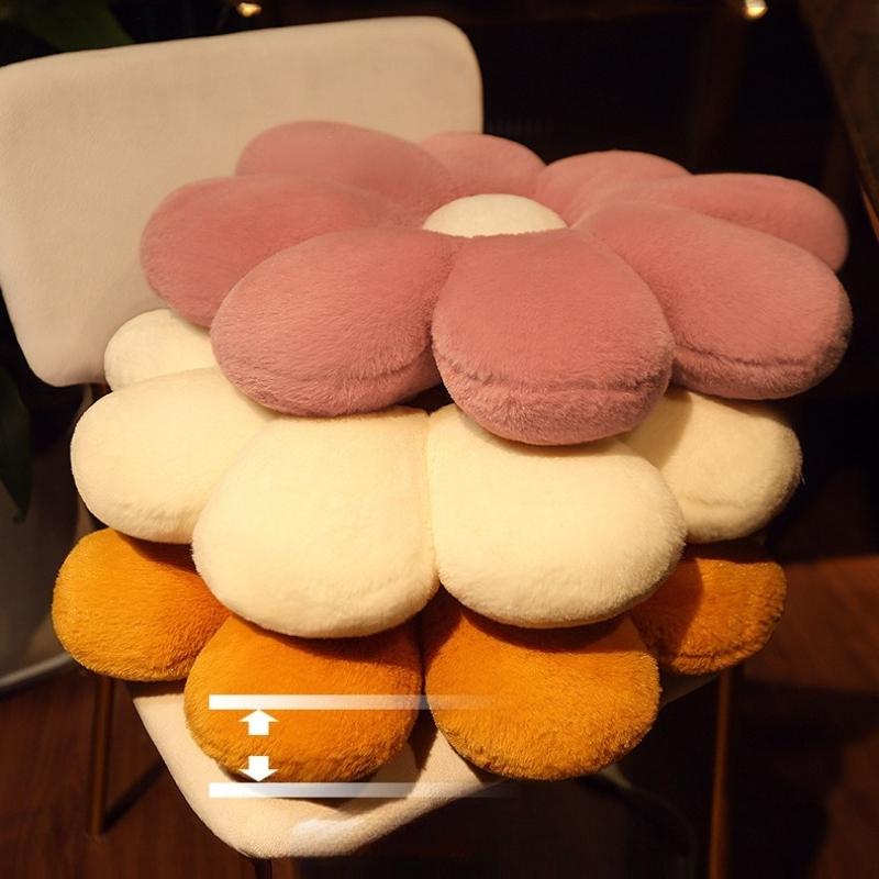 Dia 50cm Soft and Comfortable Sofa Cushion Plush Breathable Home Hug Pillow 3D PP Cotton Thickened Office Rest Mats Not Easily Deformed Bolster