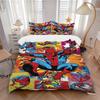 Spiderman Comic Panels Print 3Pcs Bedding Setduvet Cover With 2 Bedropillowcase Home Birthday Gift