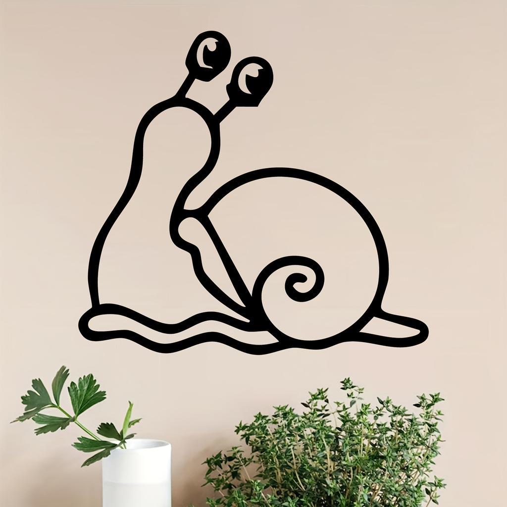 1pc Cute Snail Iron Wall Art Metal Garden Decor Outdoor Yard Fence Mural Holiday Gift