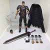 Figma 359 17cm Berserk Czarny Miecznikarz Guts Figurka Akcji Ruchome Stawy Anime Gra Kolekcjonerski Model Dla Fanów Anime Wystawa