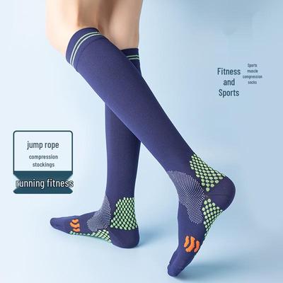 Professionelle Kompressionssocken für Damen für Fitness, Laufen und Seilspringen - Starke Druck-Wadensocken, Elastisch für Herbst und Winter.