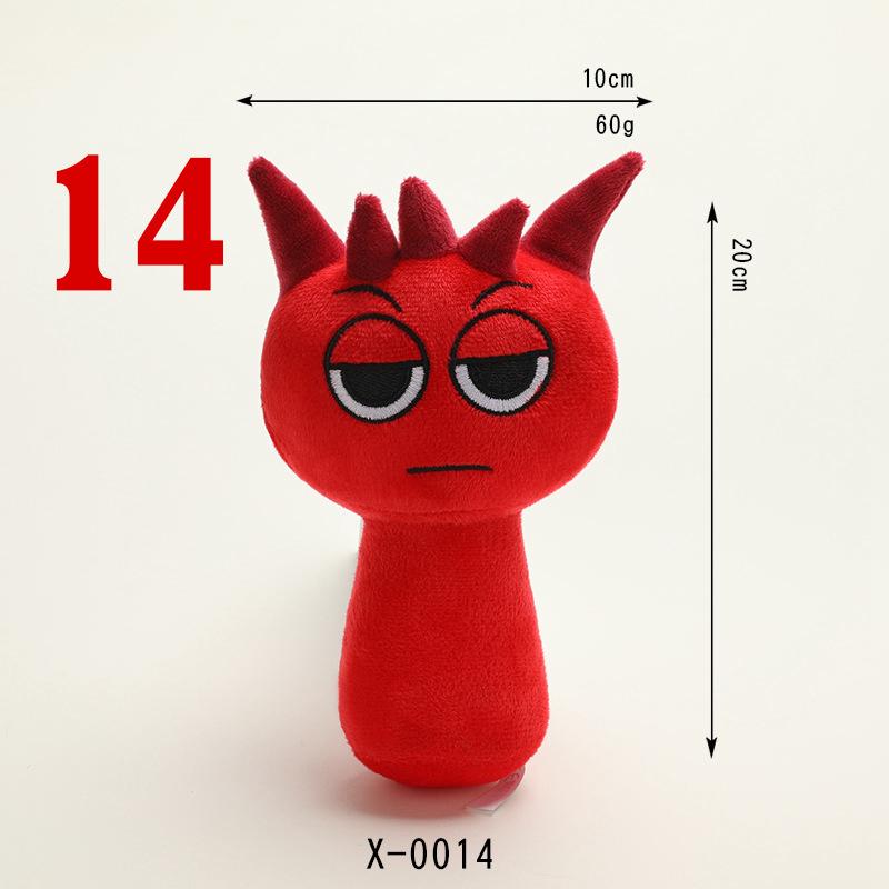 

Плюшевая кукла Sprunki Rhythm Box - Игрушка по игре Incredibox Approx. 20cm