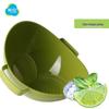 CHAHUA Dual-Layer Plastic Kitchen Strainer Basket