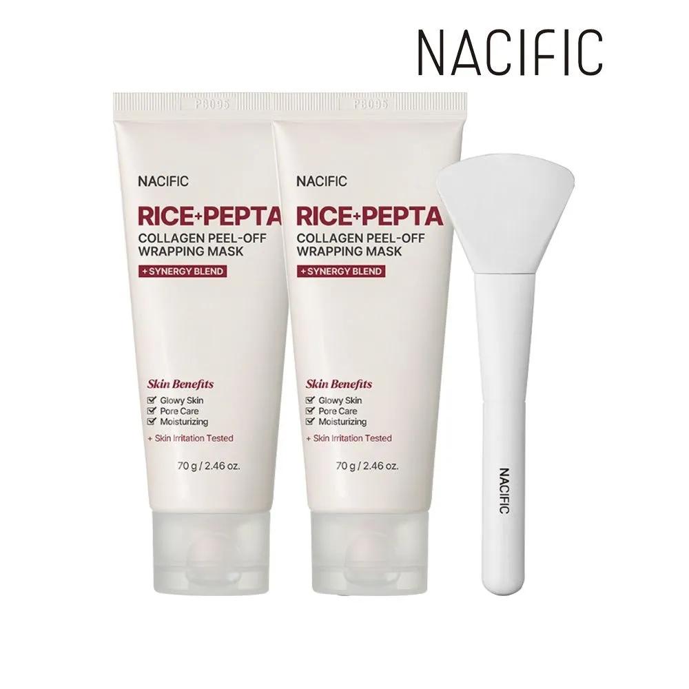 NACIFIC Rice Pepta Collagen Peel-Off Wrapping Mask 70g x 2