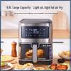 Large Capacity Smart Air Fryer - Stainless Steel Multifunctional Electric Fryer