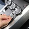 For Land Rover Range Rover Evoque 2012-2018 Car Air Condition Knob Audio Volume Control Button Circle Decoration Trim Ring Cover
