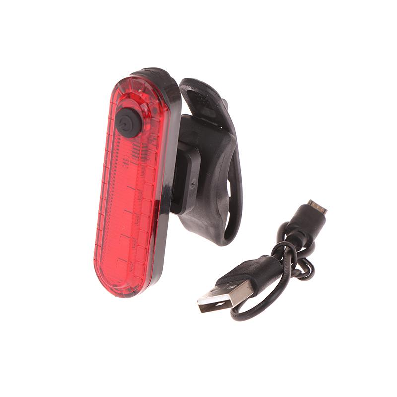 

Задний фонарь для велосипеда, перезаряжаемый через USB, красные светодиодные яркие задние фонари, подходят для любого велосипедного шлема, легко устанавливаются для безопасности езды на велосипеде красный