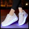 Children's Runaway Shoes Shrink Girls Boys Roller Skates Charging Flash Skates