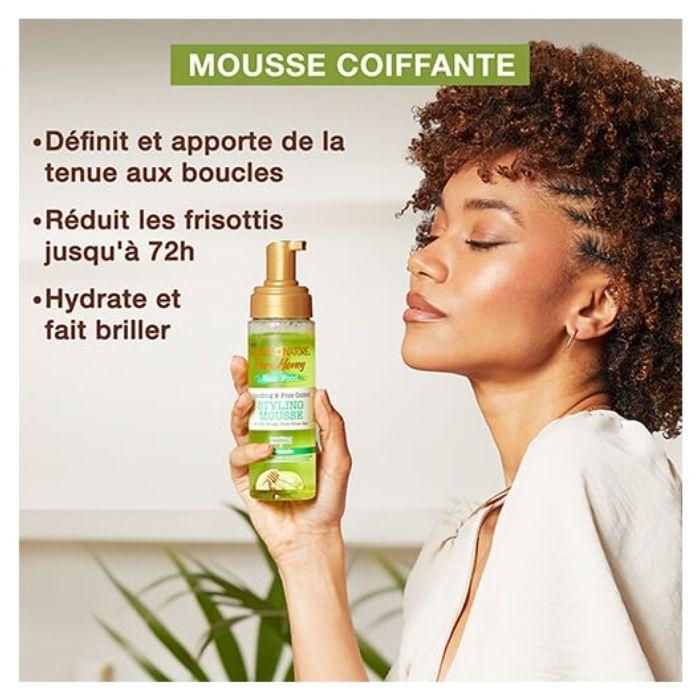 Creme of Nature Mousse do stylizacji Pure Honey Hair Food Awokado Creme of Nature 207ml