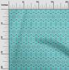 oneOone Cotton Flex Fabric Chevron & Triangle Geometric A  Printed Craft Fabric BTY 40 Inch