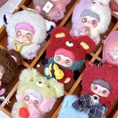 Maymei May I Love You Series Blind Box Cute Maymei V6 Vinyl Plush Mystery Box Kawaii Doll Surprise Bag Keychain Pendant Toys