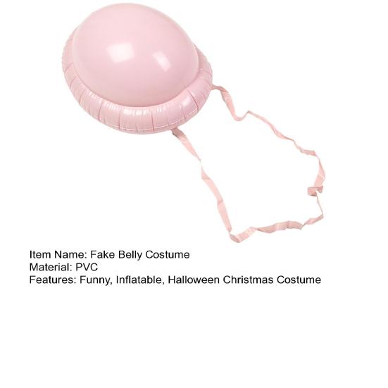 Inflatable Fake Belly Prop Santa Claus Pregnant Woman Beer Belly Costume for Halloween Christmas Costume Accessories