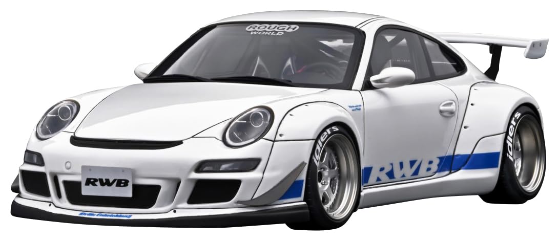 

Модель зажигания RWB 997 GT3 Белый готовый продукт 1/18