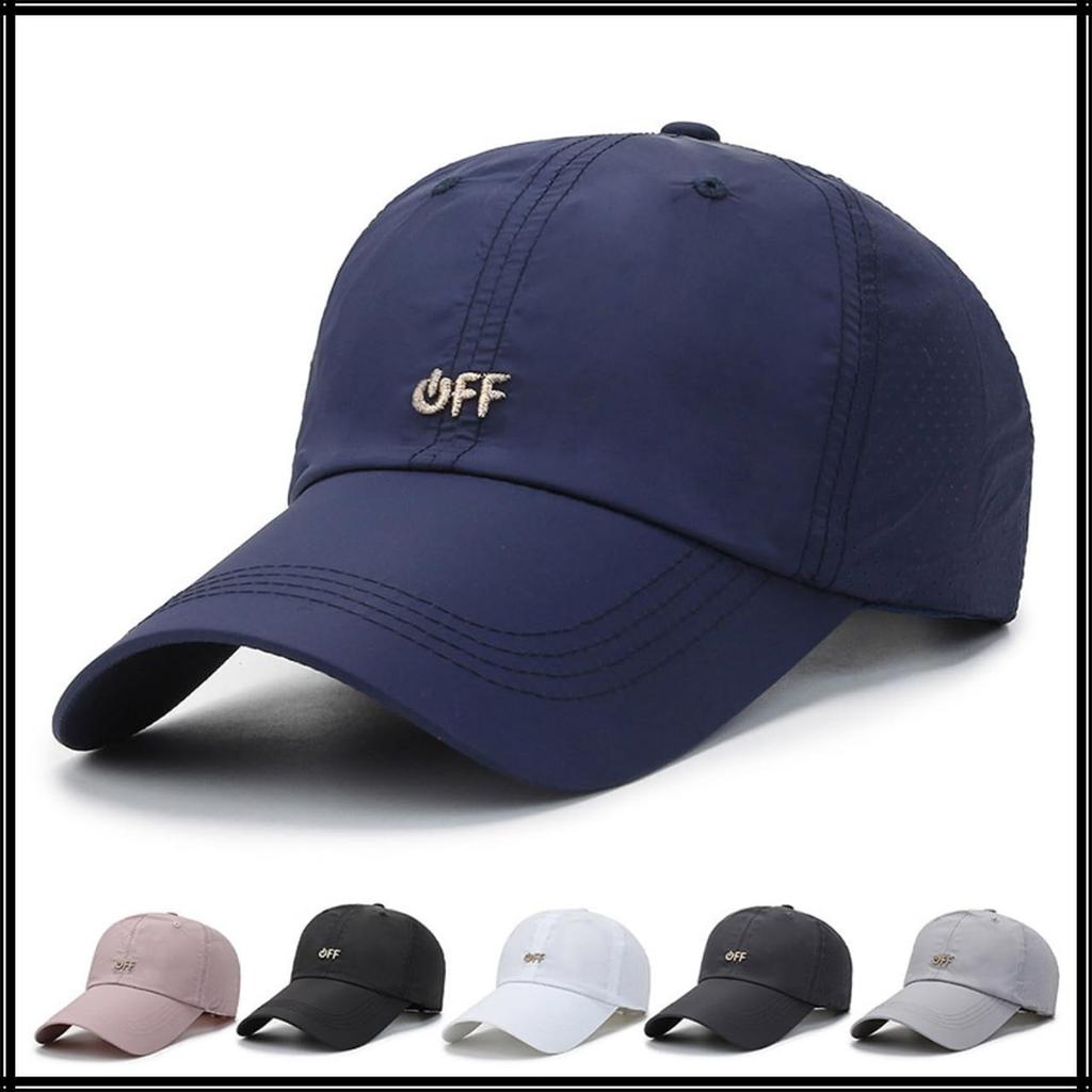 Keps Hatt Broderad Design Utomhus Avslappnad Enkel Snygg CZA094 [Vit Tand] Herr (Svart)